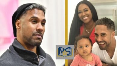 Marc Daly with Kenya Moore and their daughter Brooklyn Daly family photo