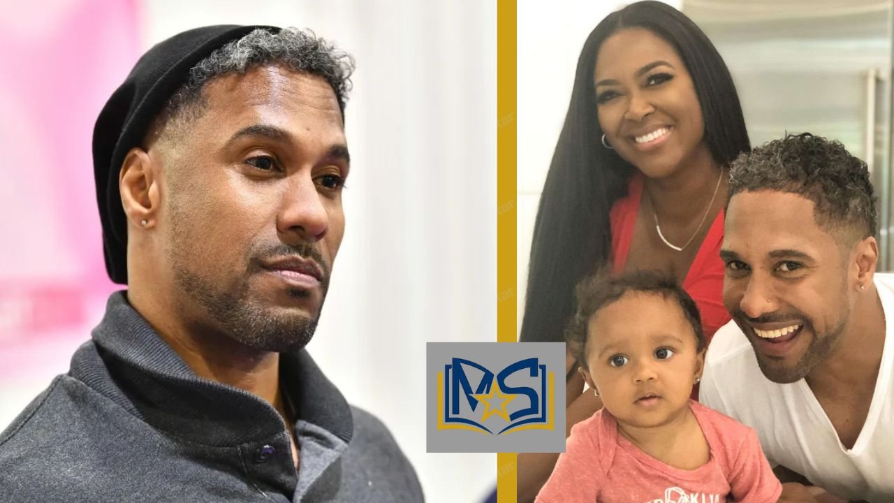 Marc Daly with Kenya Moore and their daughter Brooklyn Daly family photo
