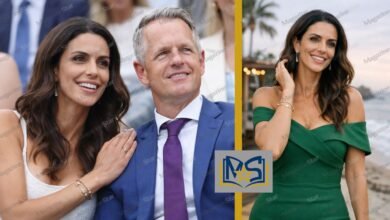 Diane Antonopoulos with golfer Luke Donald and solo portraits of Luke Donald's wife