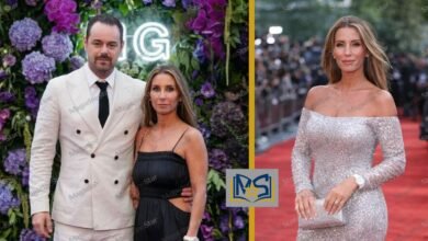 Joanne Mas and husband Danny Dyer at Stormzy's 30th Birthday and the National Television Awards.