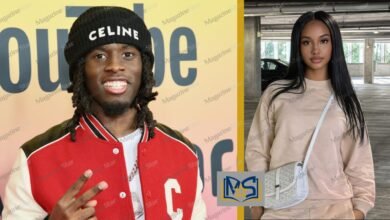 Kai Cenat with girlfriend Gabrielle Alayah photo collage