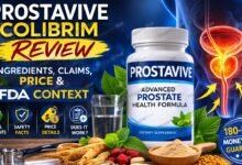 Prostavive Colibrim review featured image showing supplement bottle, ingredients, price and FDA context